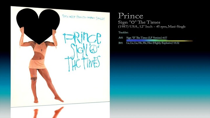 Prince (1987) Sign ''☮'' The Times [12' Inch - 45 RPM - Maxi-Single]