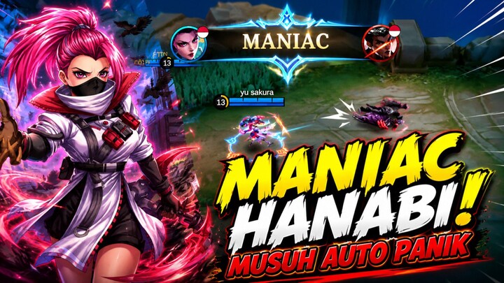 MANIAC HANABI! 😱MUSUH AUTO PANIK