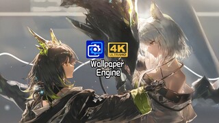 过去与未来 命运的交织【凯尔希×Mon3tr】明日方舟 动态CG【Wallpaper engine】动态壁纸