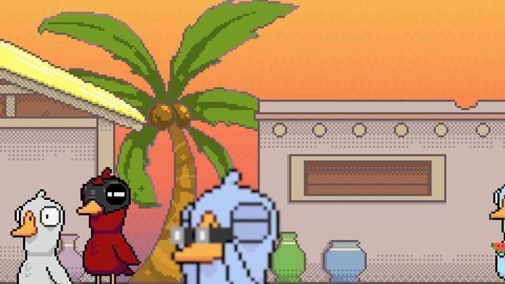 【Pixel Art】From now on this place is called Dai Dai Bird Square! 🐥⚡🐥