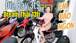 Chị Đẹp có Đĩa bay siêu đẹp 4t Dream Thái 13t AB Fi Thái 13tr có Future 1 Vespa ở xe máy cũ Nam An