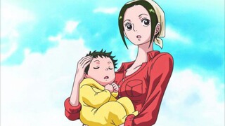 MOMEN ANAK SHANKS BERSAMA MAKINO