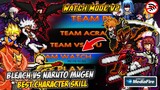 NEW RELEASE‼️Jump Force Mugen Watch Mode Version V2 Android!! 140 Best Character | Bleach Vs Naruto