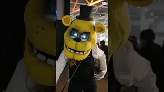 😱FNAF Golden Freddy and Shadow Freddy cosplays😱 Dutch Comic Con #shorts