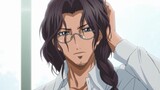The top beauty uncle has long curly hair + glasses + dangerous hairstyle, and also has a big cat!