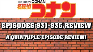 Detective Conan Episodes 931-935 Review