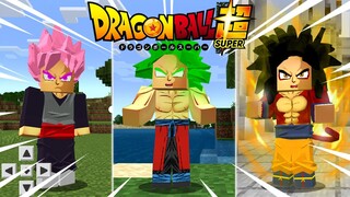 Minecraft - Dragon Block Z : SAIU !! O NOVO MELHOR ADDON de Dragon Ball Super PARA MCPE !