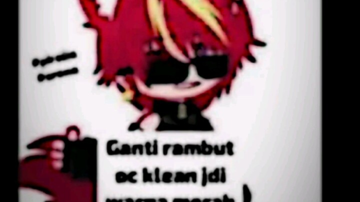 ganti rambut oc kalian jadi merah