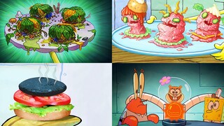 It's outrageous! SpongeBob has made so many weird Krabby Patties?