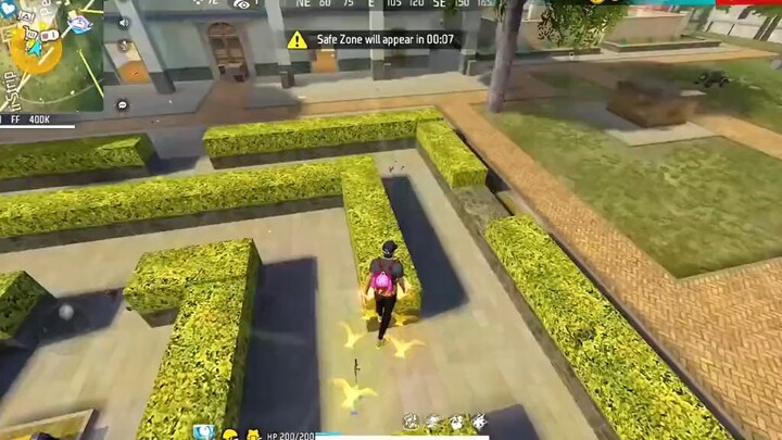 1vs4 gameplay free fire