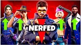 All Character Skill Changes After Ob39 Update Free Fire Advanced Server