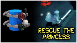 LEGO Star Wars: The Complete Saga | RESCUE THE PRINCESS - Blue Minikits (Challenge Mode)