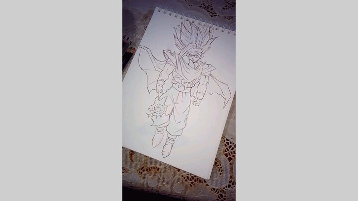 Draw Gohan dragon ball