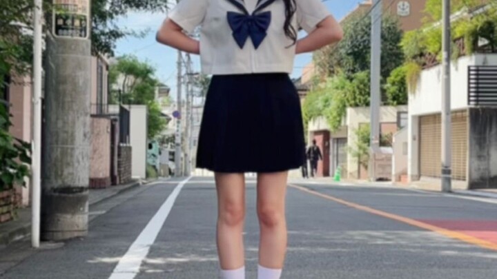 หลังจากออกจากวงเกิร์ลกรุ๊ปญี่ปุ่น ฉันสวมชุด JK เพื่อท้าทายการเต้นอันทรงพลัง