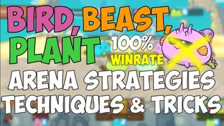 BIRD,BEAST,PLANT ARENA STRATEGY AND TRICKS 100% WINRATE | AXIE INFINITY