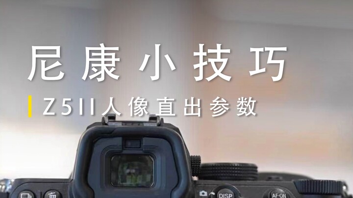Nikon Z5 Portrait Shooting Preset | One-Click Soft Skin & Cool Fair Tone ✨