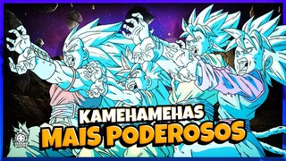 OS 10 KAMEHAMEHAS MAIS PODEROS DE DRAGON BALL