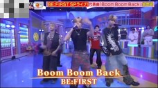 BE:FIRST BOOM BOOM BACK LIVE