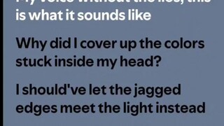 What it sounds like...