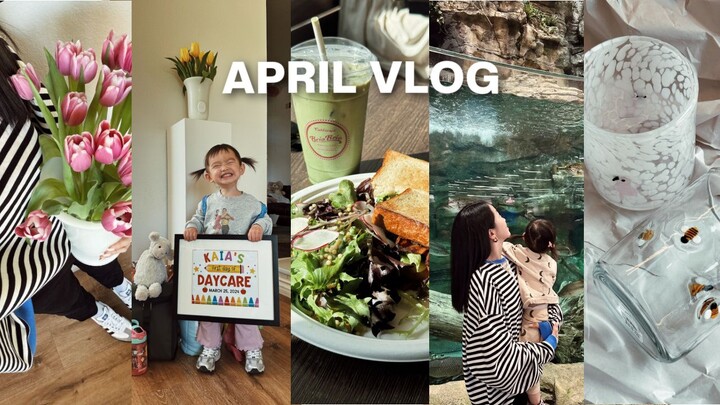 VLOG THÁNG 4 | Kaia đi nhà trẻ rồi! | Cửa hàng đồ ngoài trời như thủy cung = Sephora của đàn ông | B