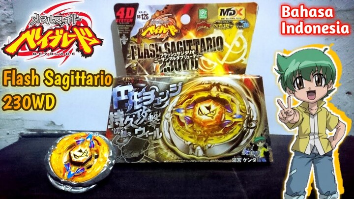 Review Beyblade Flash Sagittario 230WD merek MDX Mainan&Hobi Part 13 [BAHASA INDONESIA]