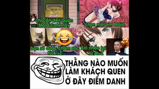 Ảnh Chế Anime #5 - Quán Maid cà phê của bao thằng mơ ước