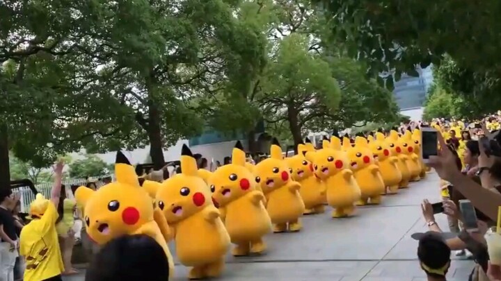 When Pikachu walks towards you to the beat of the Imperial March