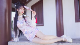 【夕颜】再回眸，敢问可有缘❤温婉旗袍~HB to千秋