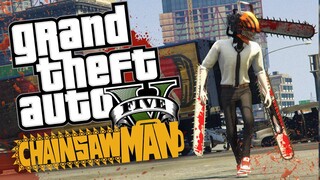 CHAINSAW MAN MOD!! | GTA 5 Momen Lucu (Bahasa Indonesia)