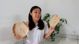 PIRING PELEPAH PALEMBANG DARI POHON PINANG | PLEPAH PLATE FROM ARECA PALM