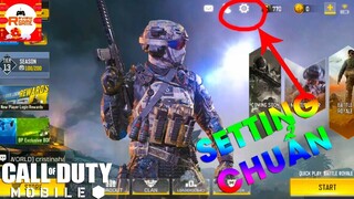 Call Of Duty Mobile Garena - Hướng Dẫn Cài Đặt Setting Dễ Chơi Nhất Mẹo Chơi Chế Độ Nhảy Dù MAX Mượt