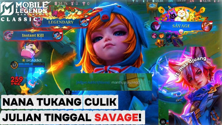 Di balik JULIAN SAVAGE ⚔️🔥, ada NANA yang LEGENDARY terus! 🤯👑
