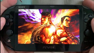 Street fighter x Tenkken -all supers arts moves chơi trên Ps Vita 2 k đẳng cấp là mãi mãi
