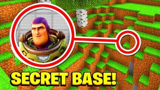 Minecraft : Whats INSIDE BUZZ LIGHTYEARS SECRET BASE!(Ps5/XboxSeriesS/PS4/XboxOne/PE/MCPE)