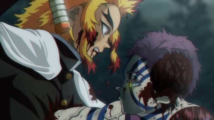 [MAD][AMV]Fighting scenes in <Demon Slayer: Mugen Train>