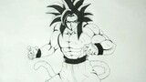 Gambar Son Goku Super Saiyan 4 | Dragon Ball