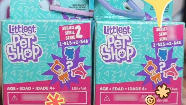 มาแกะของเล่นเล็ก ๆ สองชิ้นจาก Q Pet Shop กันเถอะ ~ Littlest Pet Shop [แกะกล่องของเล่นของ Xue Ji] Lit