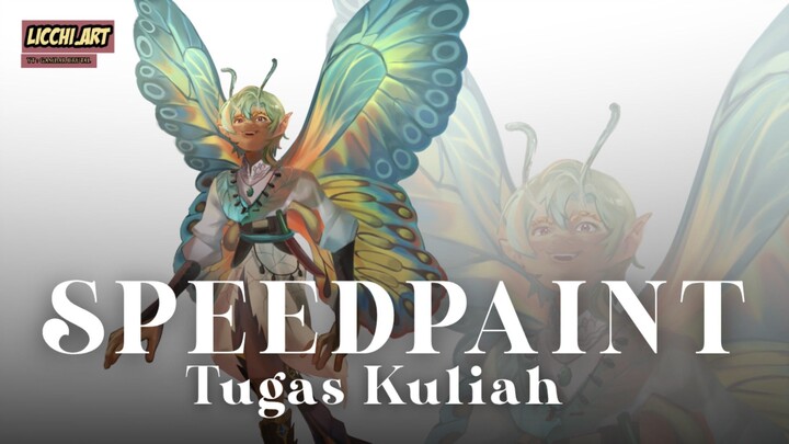 KUPU-KUPU MALAM KAH INI? Alasan Atmin Jarang Keliatan Akhir-akhir Ini [Speed Paint]