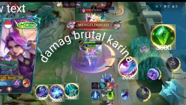 karina tetap mantap damag