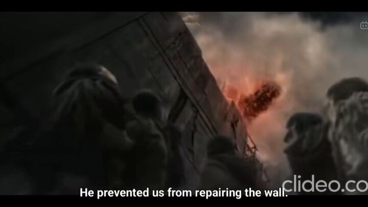 Jean dies in a perfect Colossal Titan's body | Attack on Titan 2 (2015)