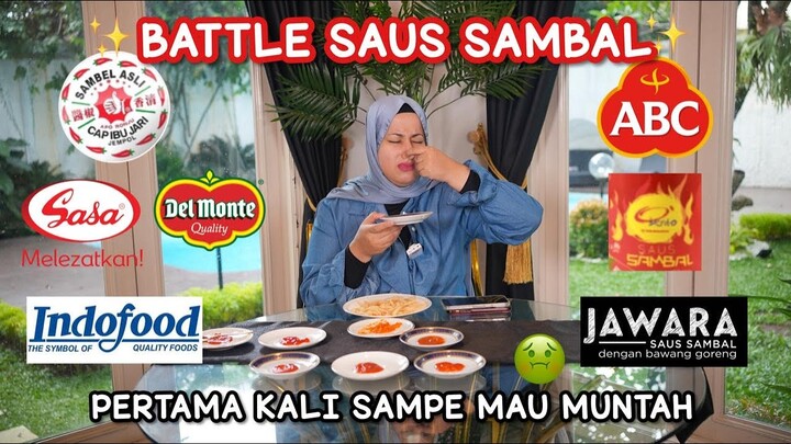 TASYI BATTLE SAUS SAMBAL - PERTAMA KALI SAMPAI MAU MUNTAH!