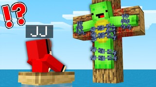 JJ Found This Secret About Mikey in Minecraft (Maizen Mazien Mizen)