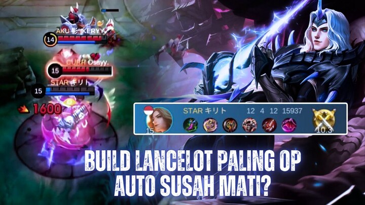 BUILD LANCELOT DAMAGE SAKIT+TAHAN LAMA💪