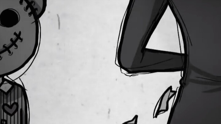 The boy's ears were plucked out and replaced with uniform bear ears, and his mouth was sewn into a s