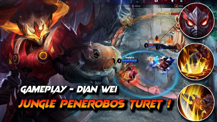 Dian Wei | Hajarr Musuh Sampe Ke Turet ! - Honor Of Kings