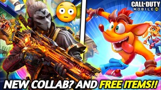 *NEW* Crash Bandicoot Collab!? + FREE Rewards & Redeem Code! Cod Mobile Season 5!