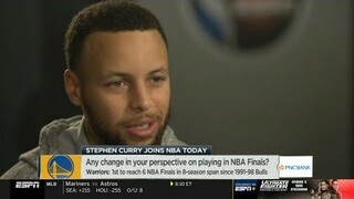 NBA TODAY | Steph Curry joins Malika Andrews reacts to Game 3: Warriors vs Celtics - NBA Finals MVP