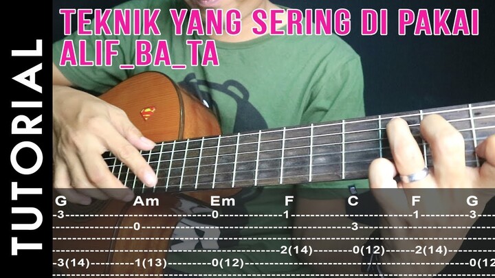 Belajar Teknik gitar Seperti Alif Ba Ta (Artifisial harmonic)