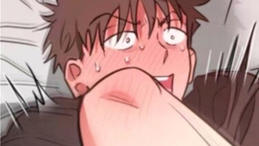 The school hunk secretly exercises at home, but he doesn't know that there is a little boy hiding in
