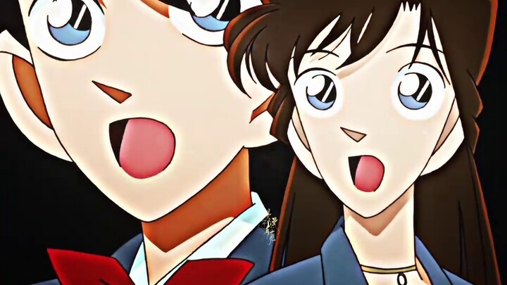 "As for Kudo's girlfriend, she is the one." It is a recognized fact that Shinran and Ran are a young